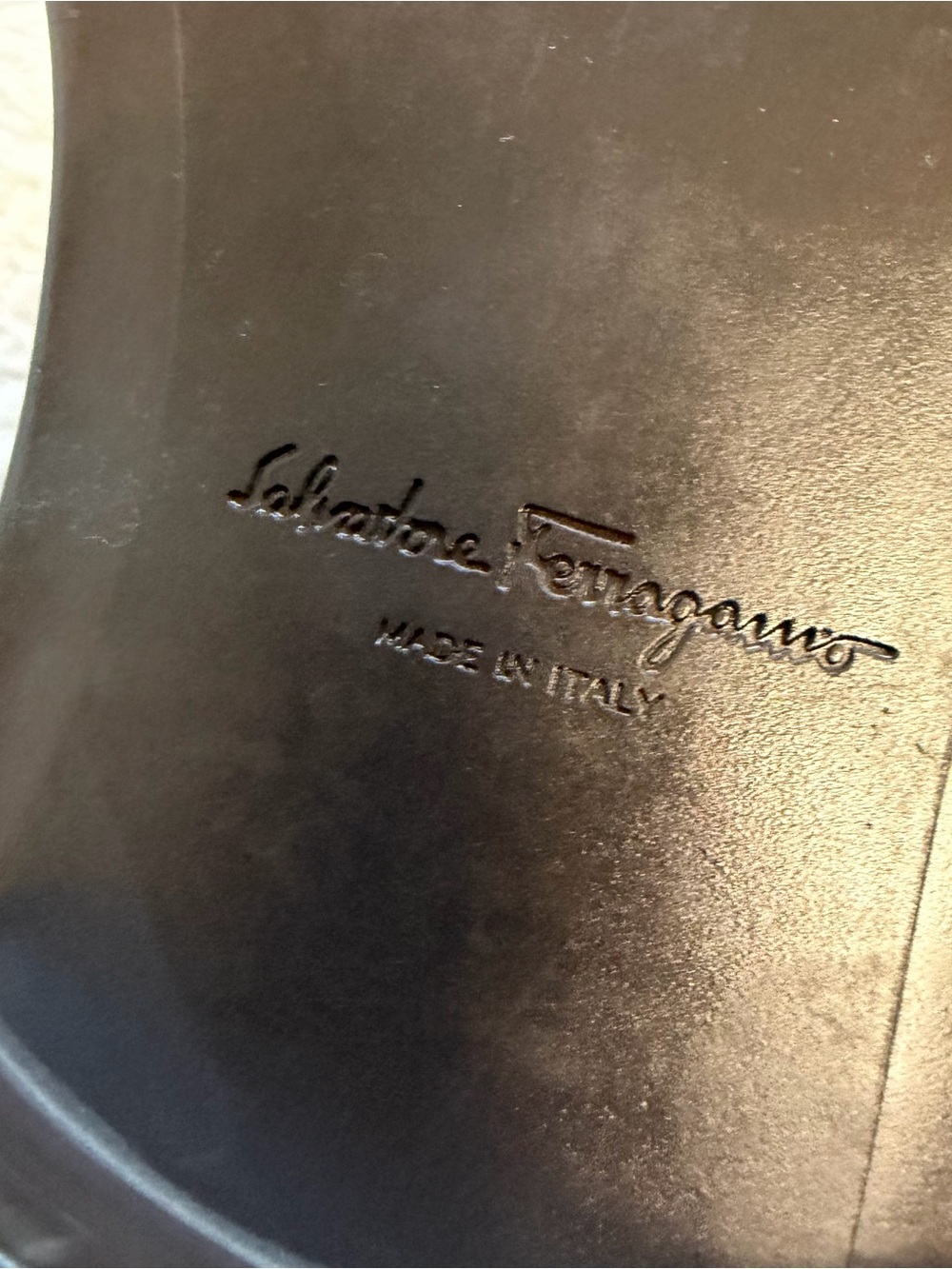 $1,090 Salvatore Ferragamo Brown Leather Gancini Buckle Horse-bit Loafers 10.5 D - Picture 13 of 16